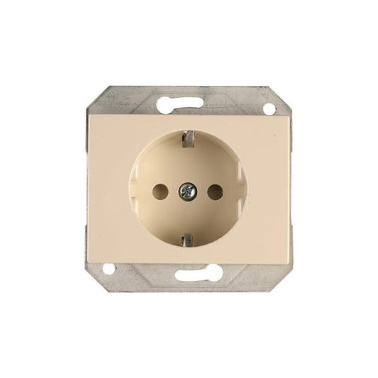 Socket VILMA XP500, earthed, bone-coloured