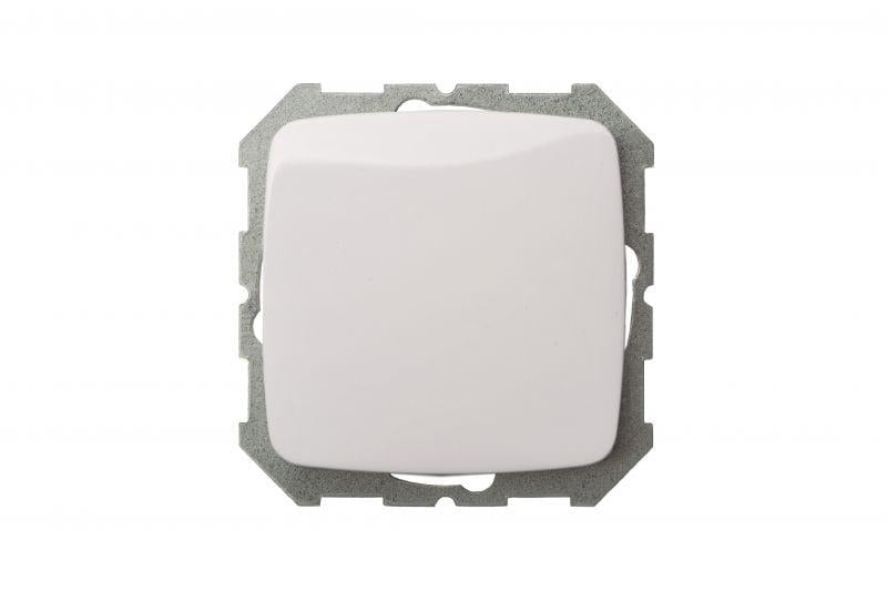 Call button LIREGUS ALFA, white, IP44