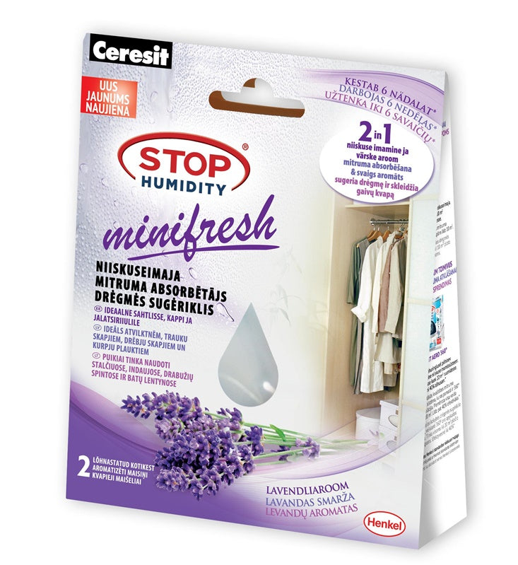 Влагопоглотитель Mini Relaxing пакет, с ароматом лаванды, 2x 50г