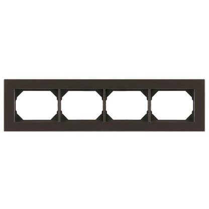 Four-gang frame VILMA XP500, anthracite