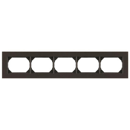 Five-gang frame VILMA XP500, anthracite