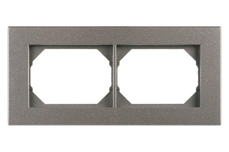 Dvivietis rėmelis VILMA XP500, metalo spalvos