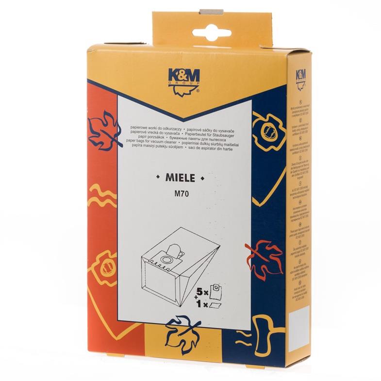 Worki do odkurzacza K&M M70, 5 szt.