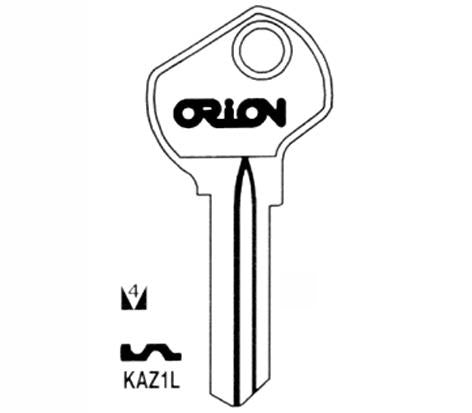 Key blank Jma Kazan KAZ1L/KAZ-1, 1 pc