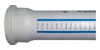 Vidaus kanalizacijos vamzdis HTplus, Ø 32 mm, 0,5 m, baltas