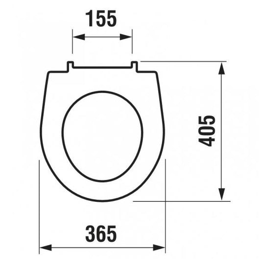 UNITAZO DANGTIS JIKA LYRA PLUS 93380, 40.05x36.5 cm