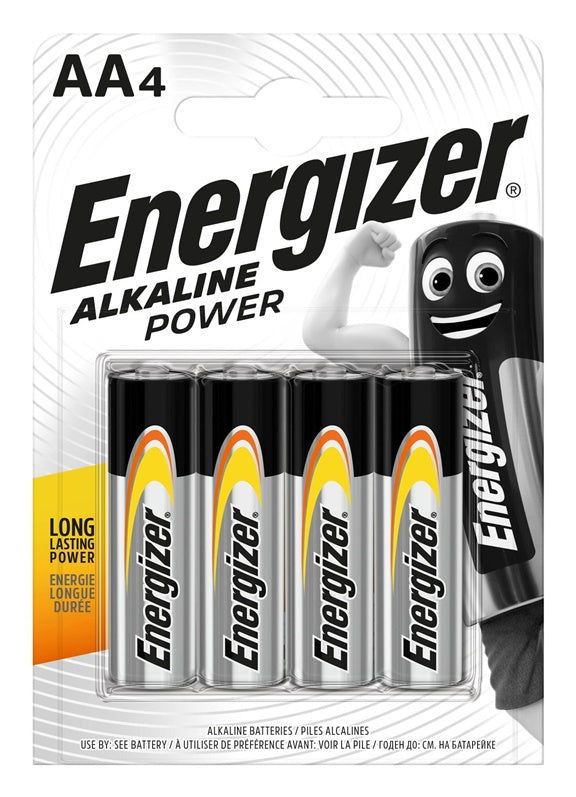 Elementai ENERGIZER AA/LR6, 1,5V, 4 vnt.