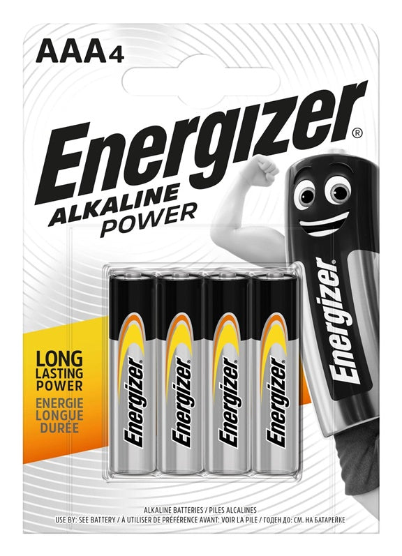 Batteries ENERGIZER AAA/LR03, 1.5V, 4 pcs.