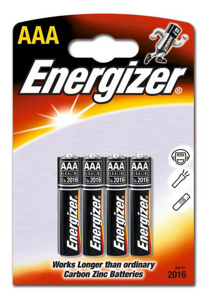 Batteries ENERGIZER AAA/LR03, 1.5V, 4 pcs.