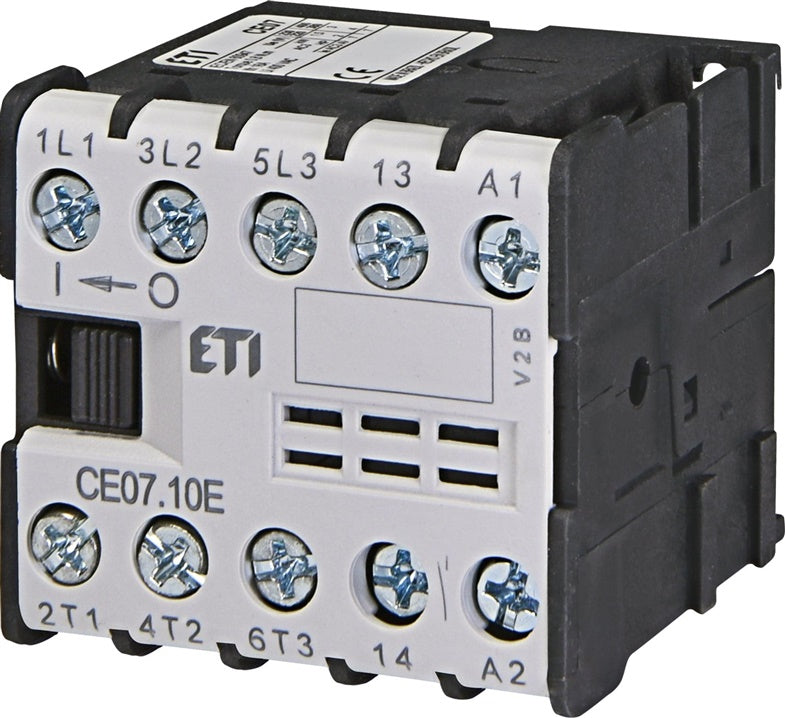Kontaktorius ETI AC-3, CE07.10, 7.5 A, 3 kW