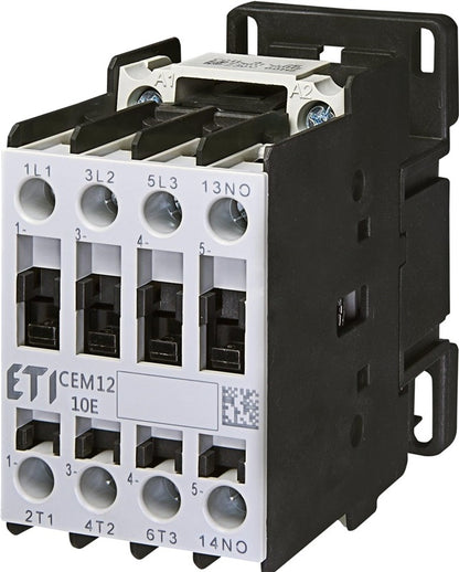 Contactor ETI AC-3, CEM12.10, 12 A, 5.5 kW