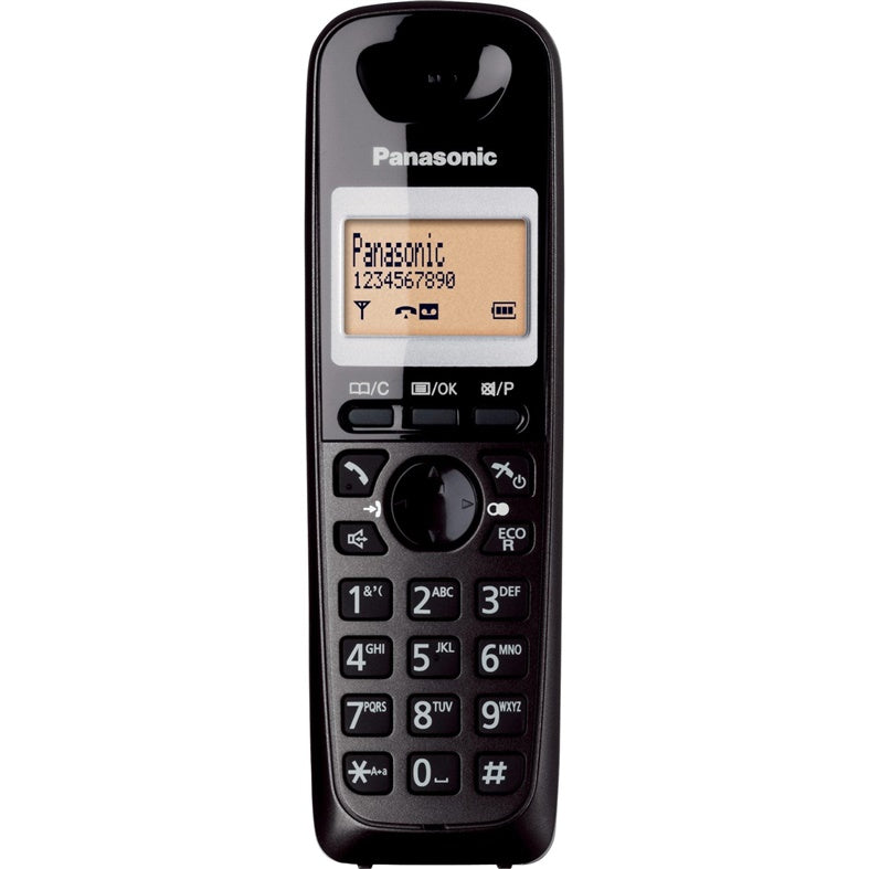 Belaidis telefonas Panasonic KX-TG2511FXT, juodas