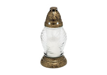 Candle Geralda Z-198, 36 h, Clear/Brown