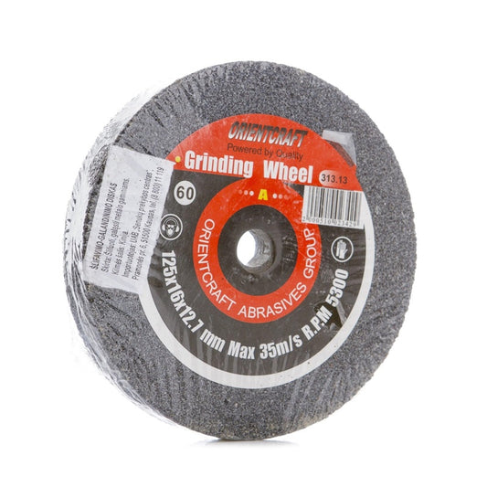 Šlifavimo ir galandimo diskas Orientcraft, 125x16x12.7 mm