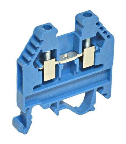 Zero Terminal ETI DIN, 4 mm², 2 pos., 32 A, blue