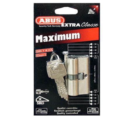 Abus D6N C 30756 Cylinder Lock, 60 mm, nickel-plated