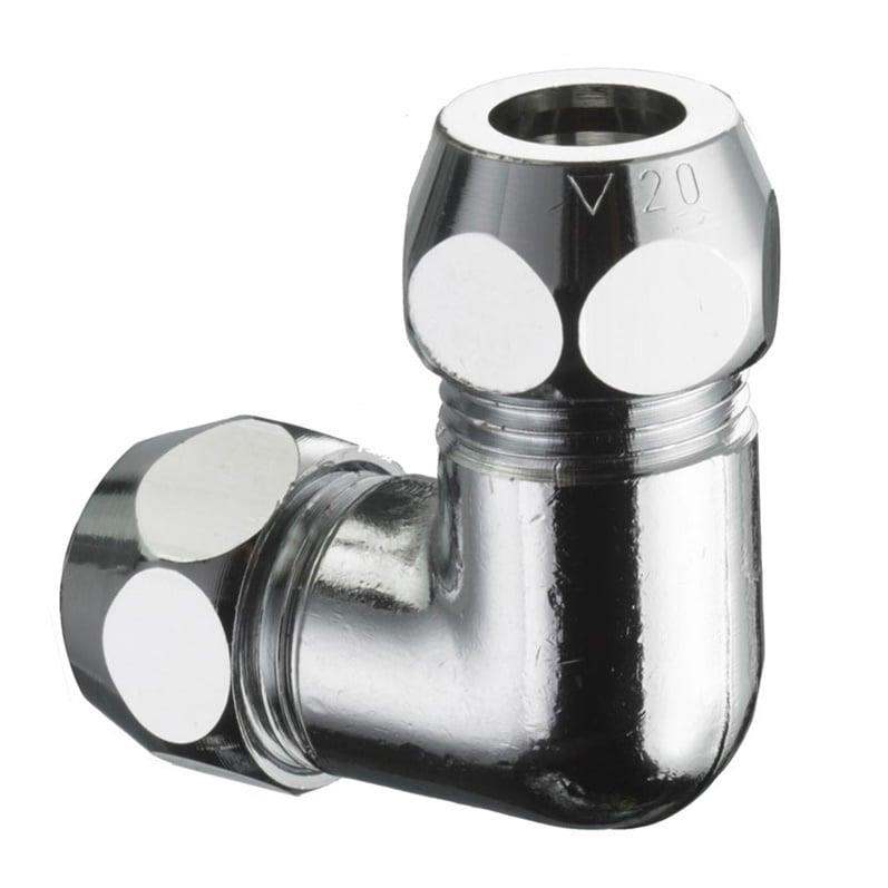Elbow 064460699, 3/8 x 3/8 male thread with two 10 mm nuts