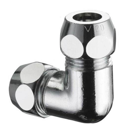 Elbow 064460699, 3/8 x 3/8 male thread with two 10 mm nuts