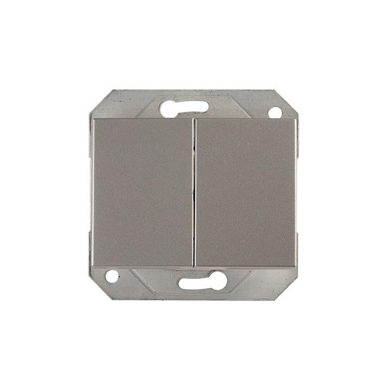 Switch VILMA XP500, 2 gang, metallic color