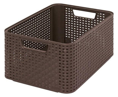 Storage Box CURVER, brown, 38.6×28.7×17 cm