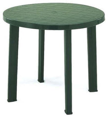 Outdoor Table DIANA TONDO 284037, green, Ø90×72 cm