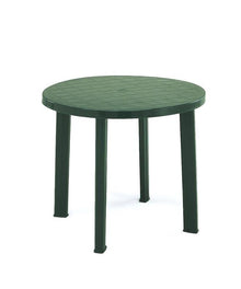 Outdoor Table DIANA TONDO 284037, green, Ø90×72 cm