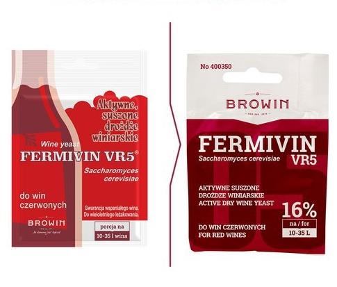 BIOWIN DRVR5/400350 dry wine yeast, 7 g
