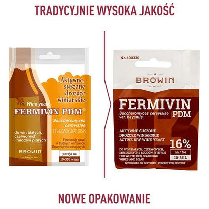 Suszone drożdże winiarskie BIOWIN DRPDM/400330, 7 g
