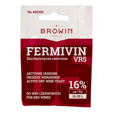BIOWIN DRVR5/400350 dry wine yeast, 7 g
