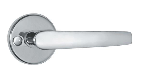 Interior door handle Barcz Beta, painted silver