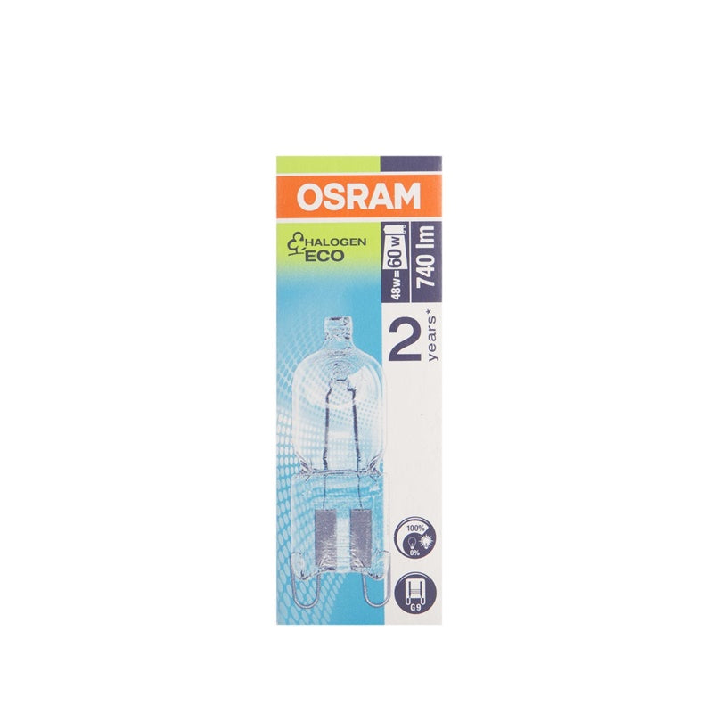 Halogeninė lemputė Osram T12, 50W, G9, 2800K, 740lm