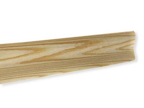 Skirting, pine, 27 x 45 x 1500 mm