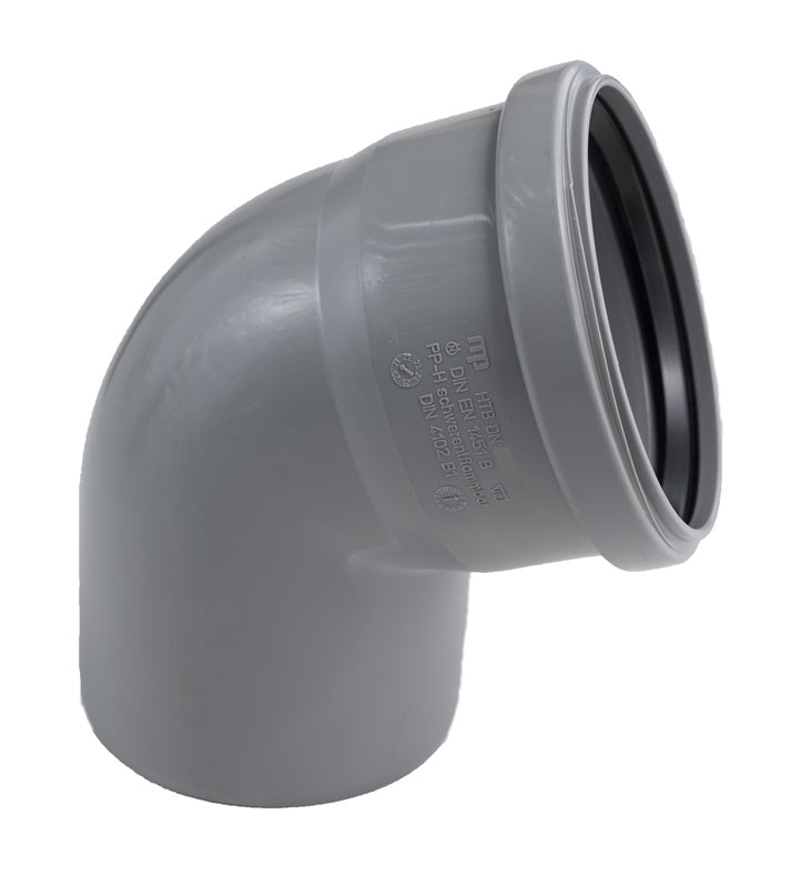 HTplus elbow for internal sewage, Ø 75 mm, 67°