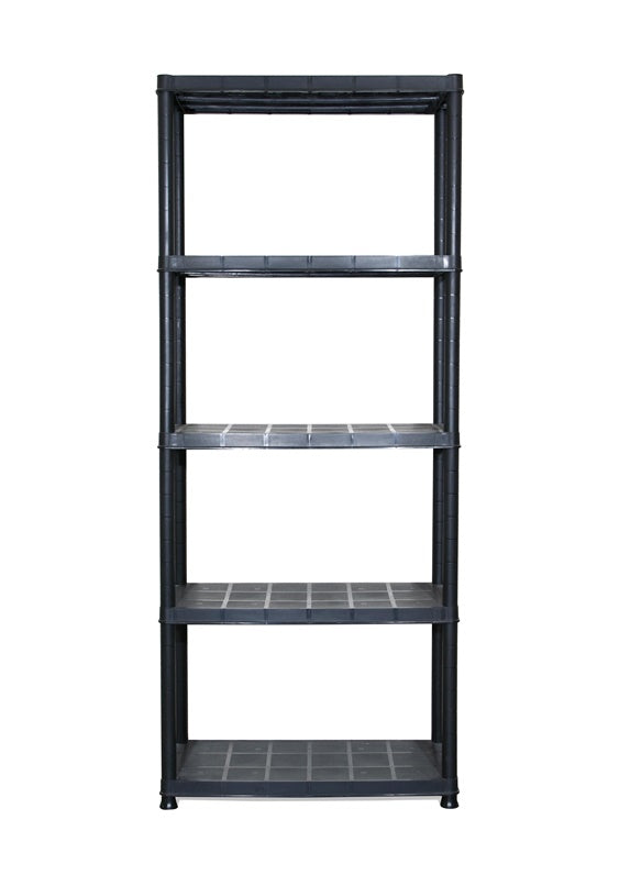Storage shelf Platin, 71 x 38 x 170 cm, 5 shelves