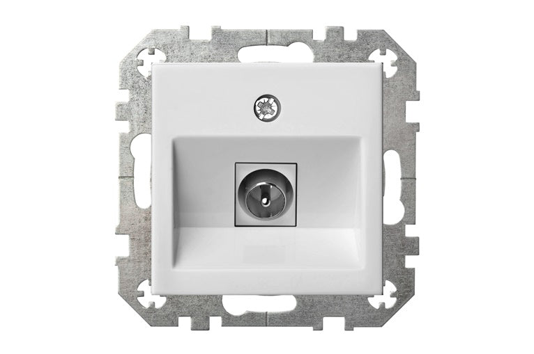 Antenna socket LIREGUS EPSILON, white