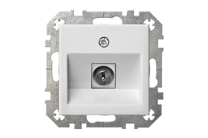 Antenna socket LIREGUS EPSILON, white