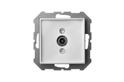Antenna socket LIREGUS EPSILON, white