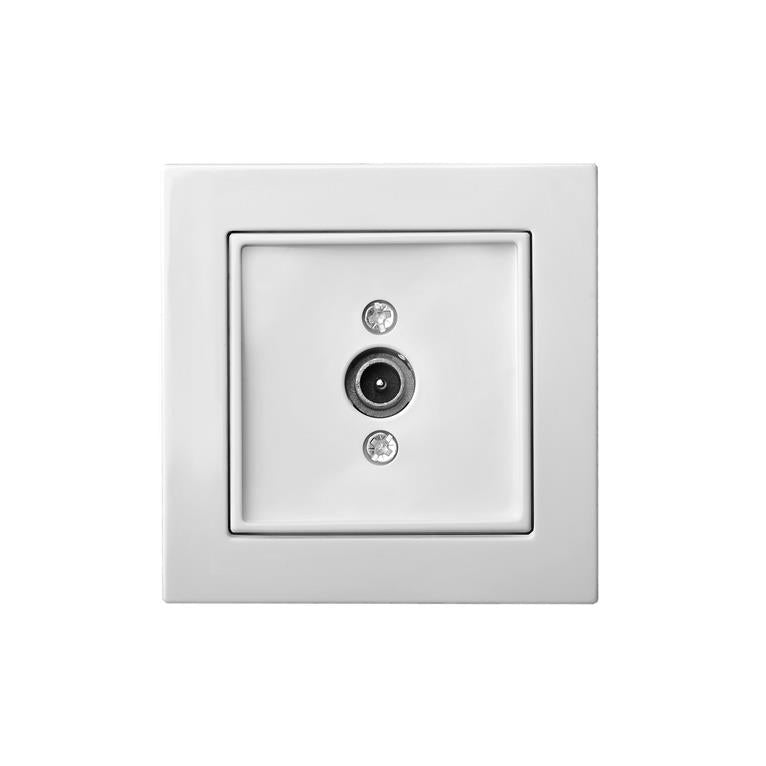Antenna socket LIREGUS EPSILON, white