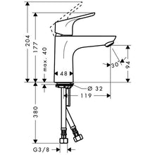 Praustuvės maišytuvas HANSGROHE FOCUS 31517000, chromo