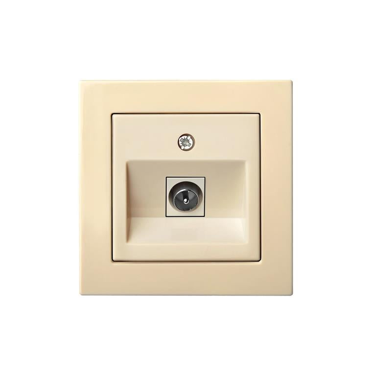 Antenna socket LIREGUS EPSILON, sand colored