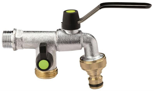 Garden tap TDM Brass Art 455, 1/2", 3/4" male thread