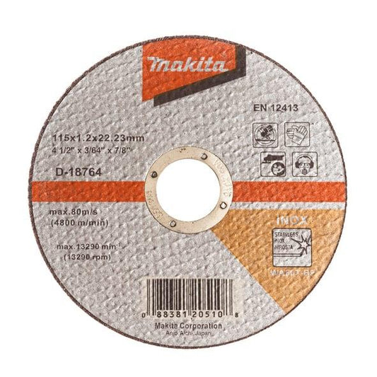 Cutting disc Makita D-18764, 115 x 1.2 x 22.23 mm