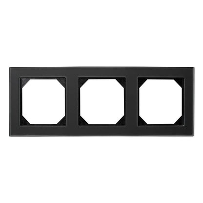 LIREGUS EPSILON Triple Frame, Matte Black Glass
