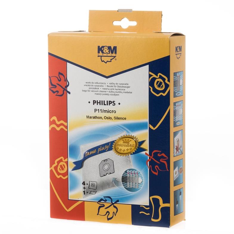 K&M P11 Micro vacuum cleaner bags, 4 pcs