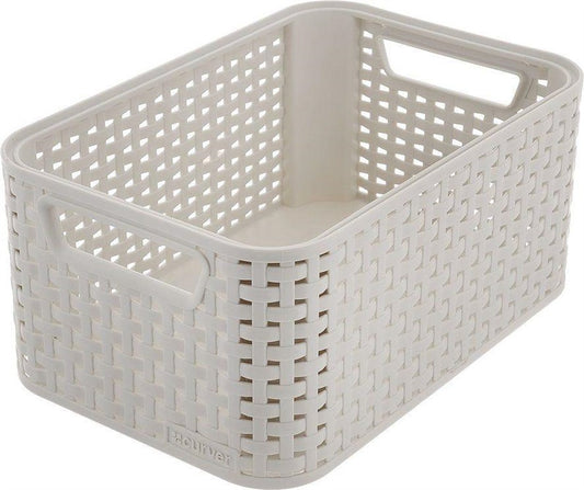 Storage box CURVER, cream, 28.5×19.4×13 cm