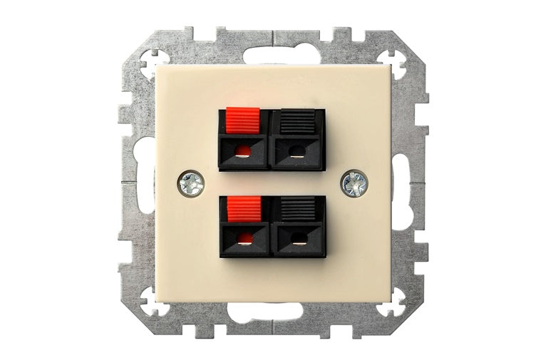 LIREGUS EPSILON speaker connection socket, sand color