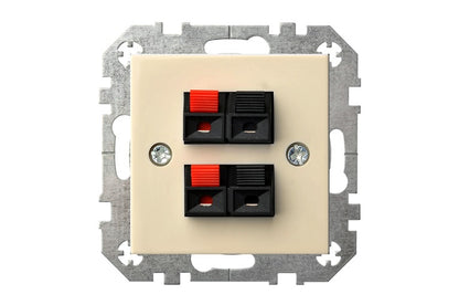 LIREGUS EPSILON speaker connection socket, sand color
