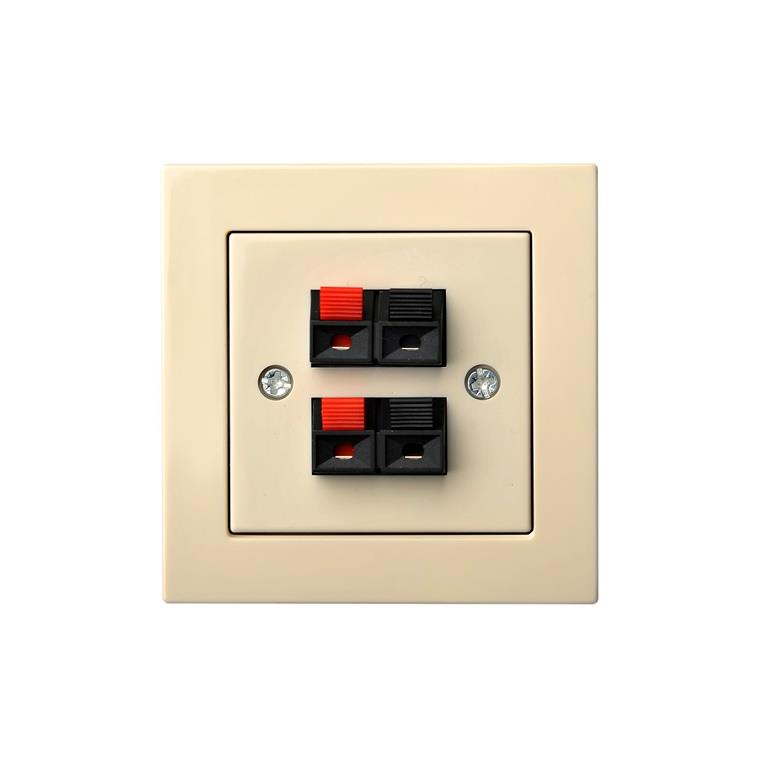 LIREGUS EPSILON speaker connection socket, sand color