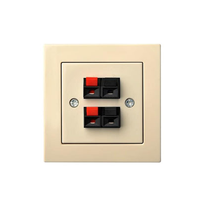 LIREGUS EPSILON speaker connection socket, sand color