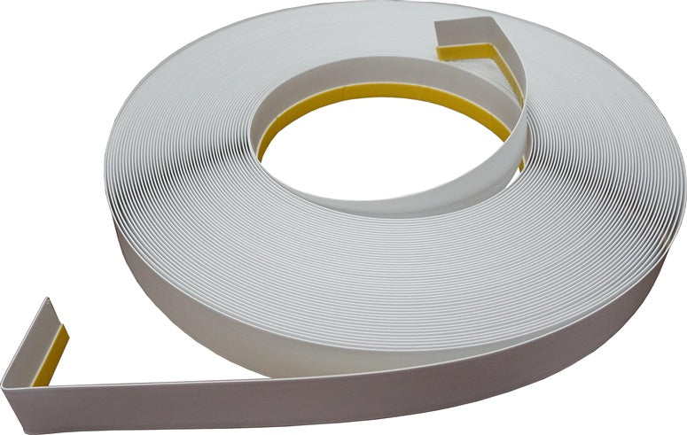 Window trim strip, PVC, 50 m x 50 mm x 1.5 mm